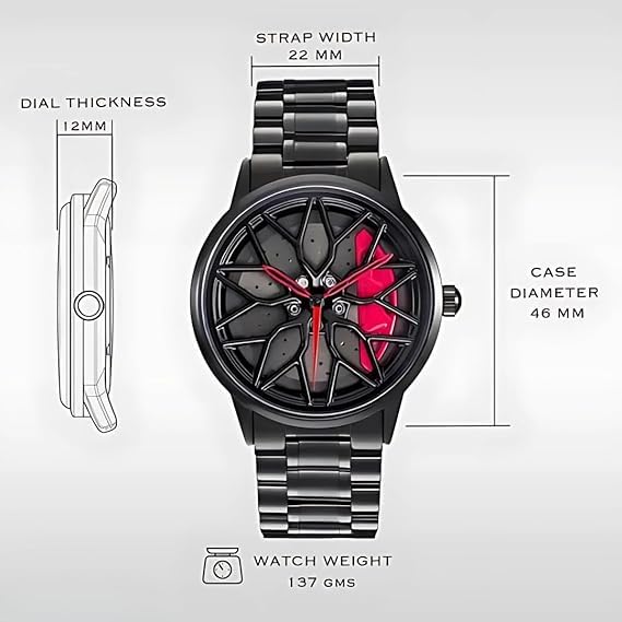 Men's Gyro Wheel Watch