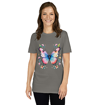 Butterfly Floral Women’s T-Shirt